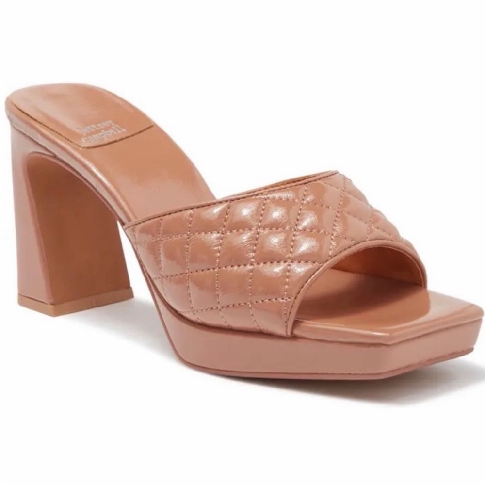 Jeffrey Campbell Nana Quilted Platform Mule Heel